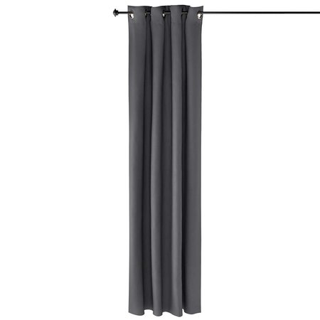 HIGHKEY Collins Blackout Curtain, 52 x 95 in. - 1 Panel - Dark Grey LR1595163